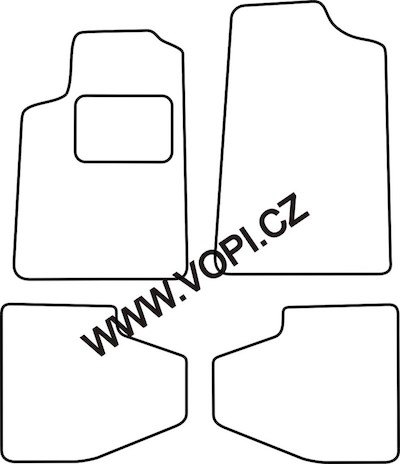 Autokoberce Peugeot 607 01/2001 - 02/2011 Colorfit (3621)